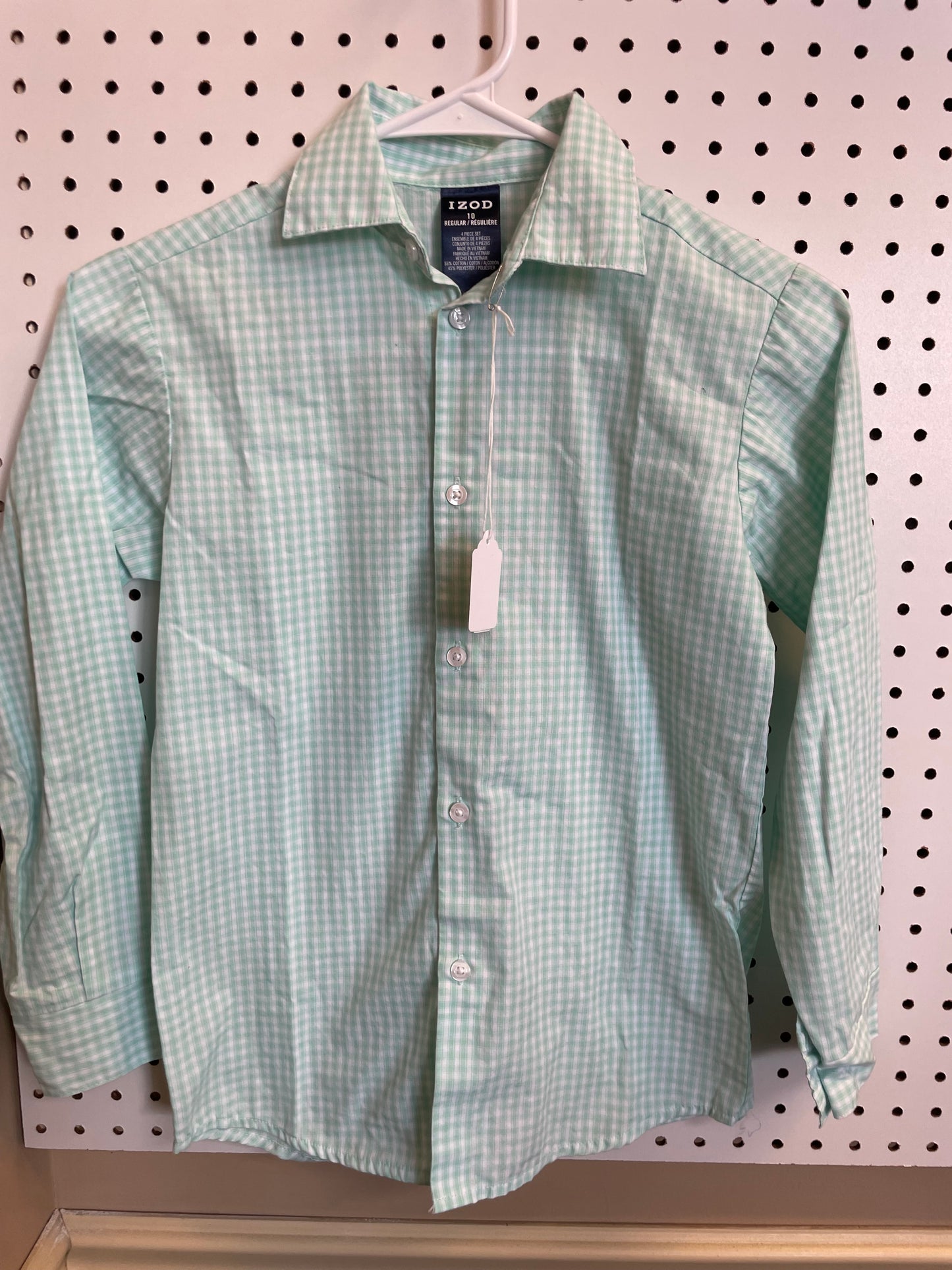 Izod Boys’ Button Down Long Sleeve Top