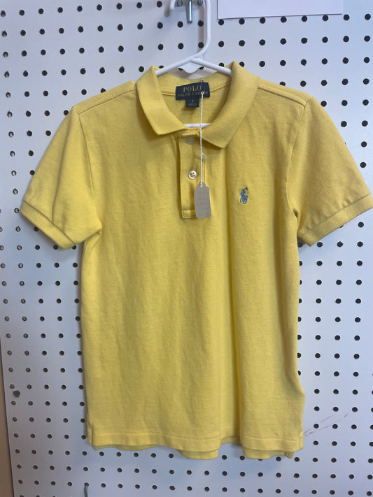 Ralph Lauren Polo Yellow Shirt boys size 8