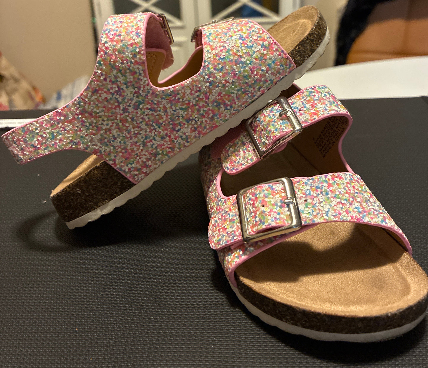 Toddler Reagan Footbed Sandals - Cat & Jack Size 7