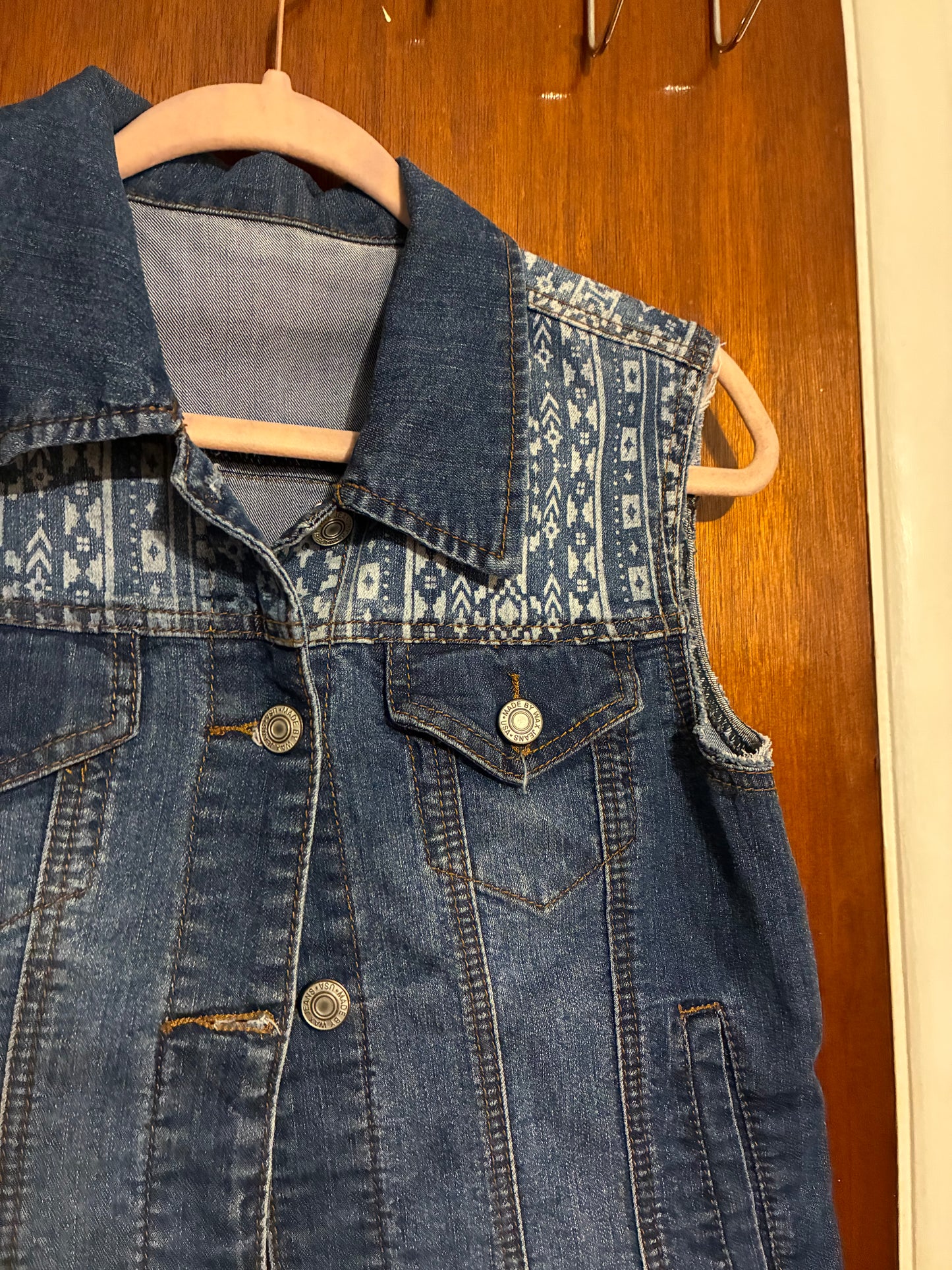 Wax Jean Denim Vest - Women Size 10