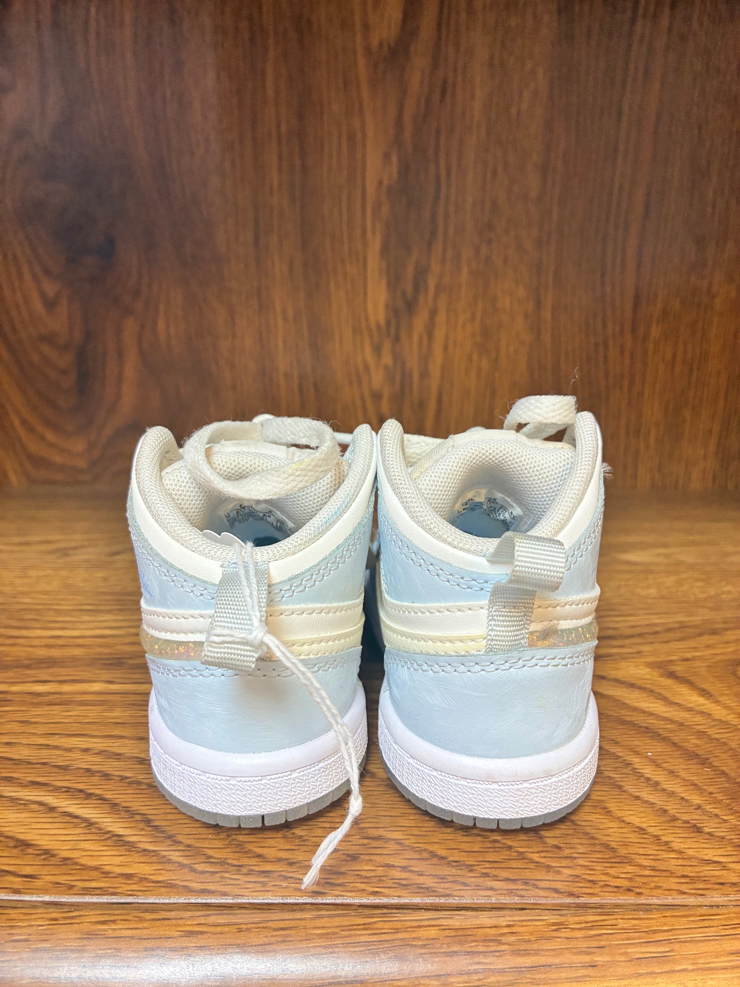 Nike Air Jordan Toddler Girls Size 6C – Glitter Swoosh Sneakers
