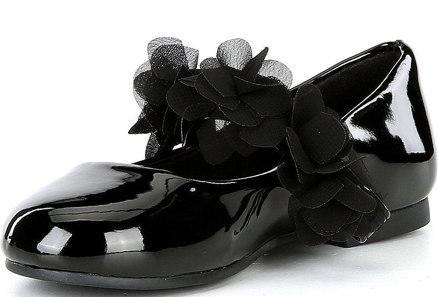 Copper Key
Girls' Blossom Chiffon Patent Floral Flats (Toddler) Size 7 —New With No Tag