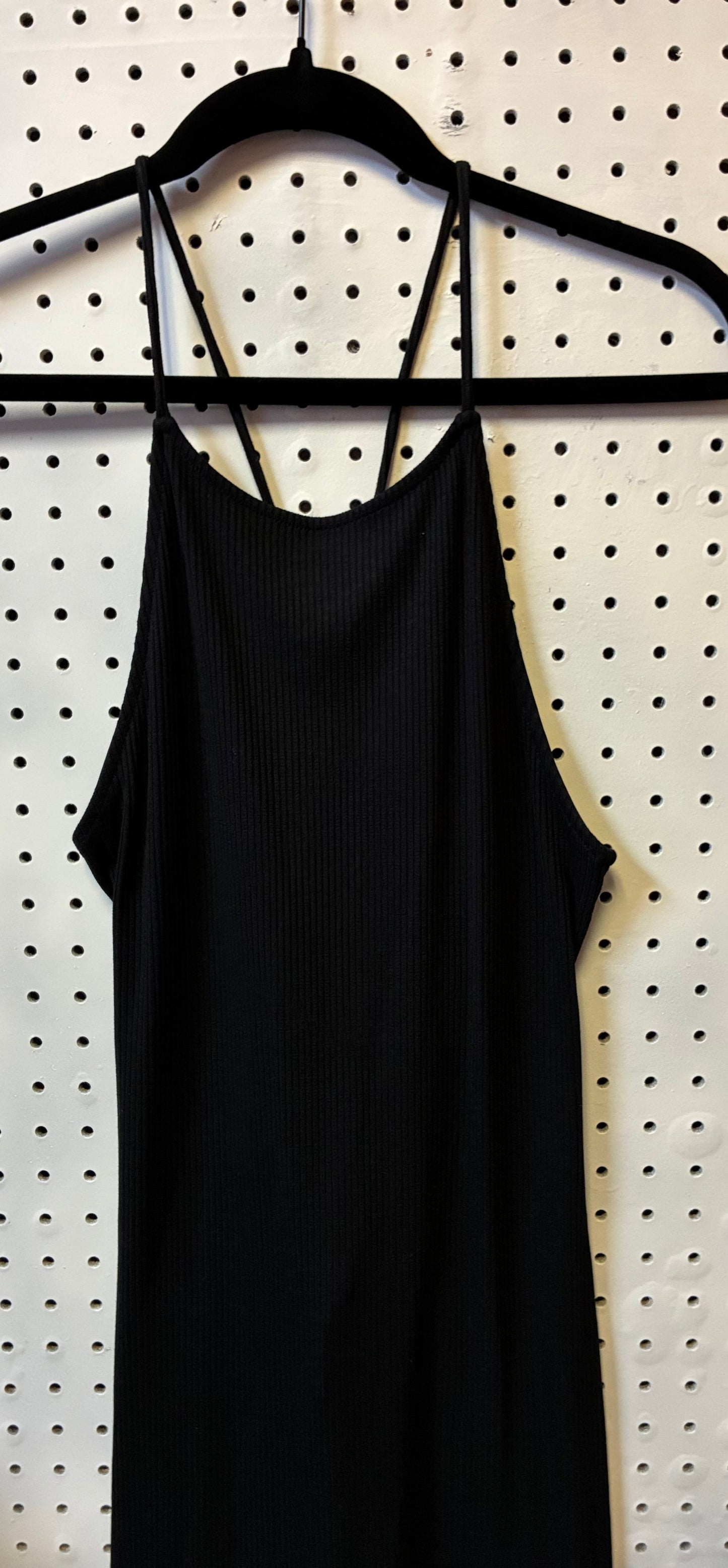 H&M Spaghetti Strap Black Dress Size Medium