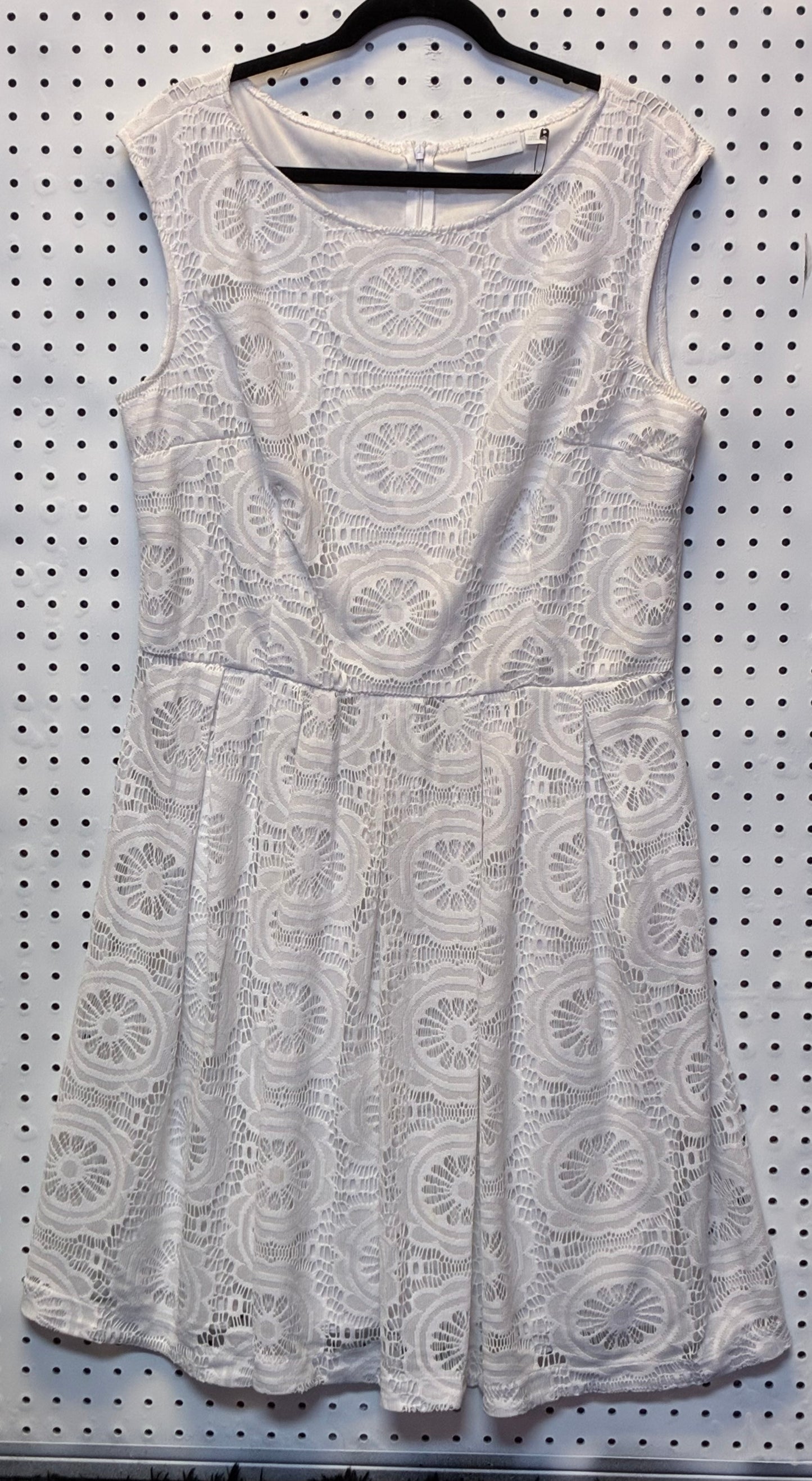 New York & Company White Dress Women Size 16