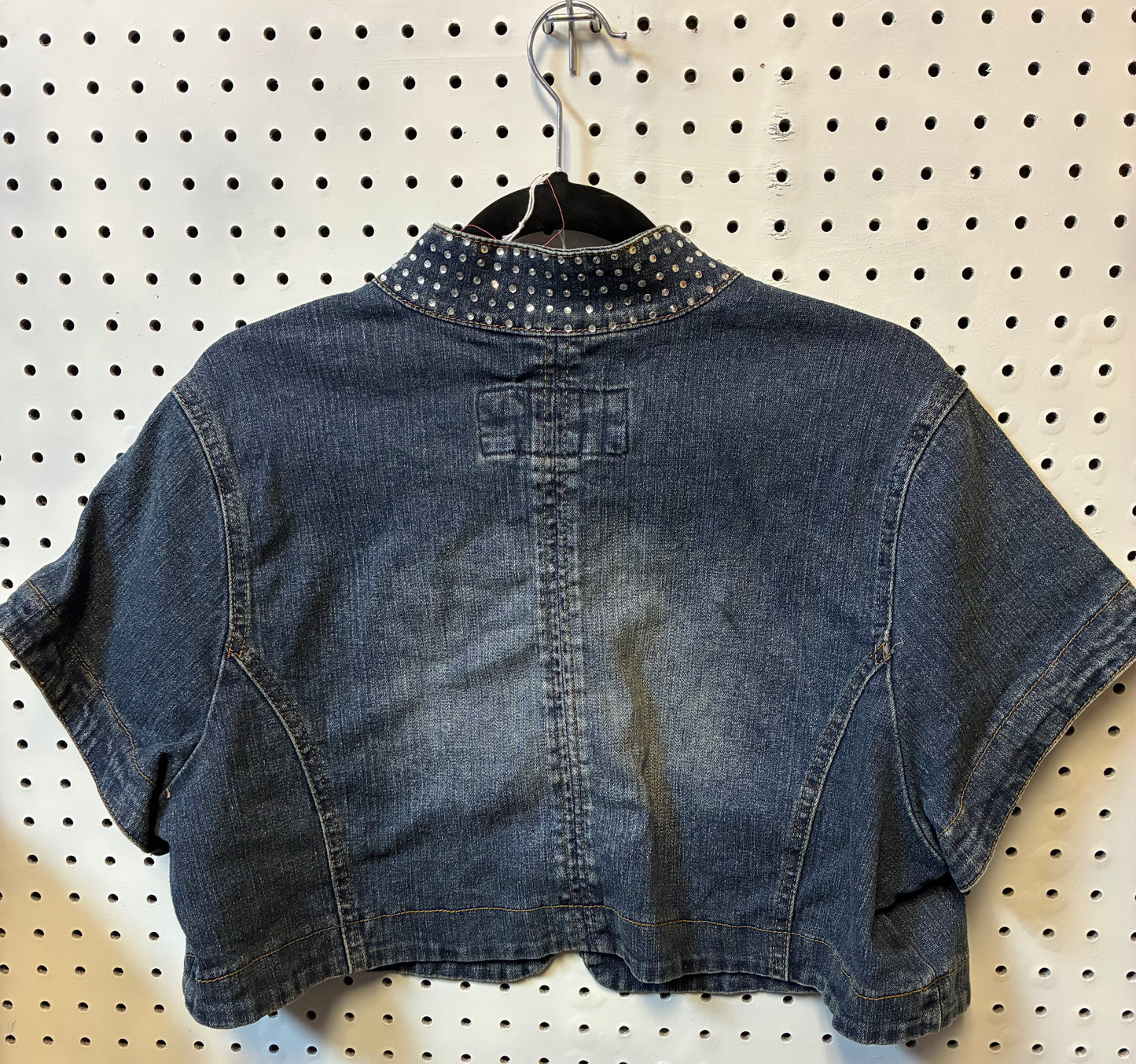 Women's Carols Denim Blazer Jacket Size 1XL