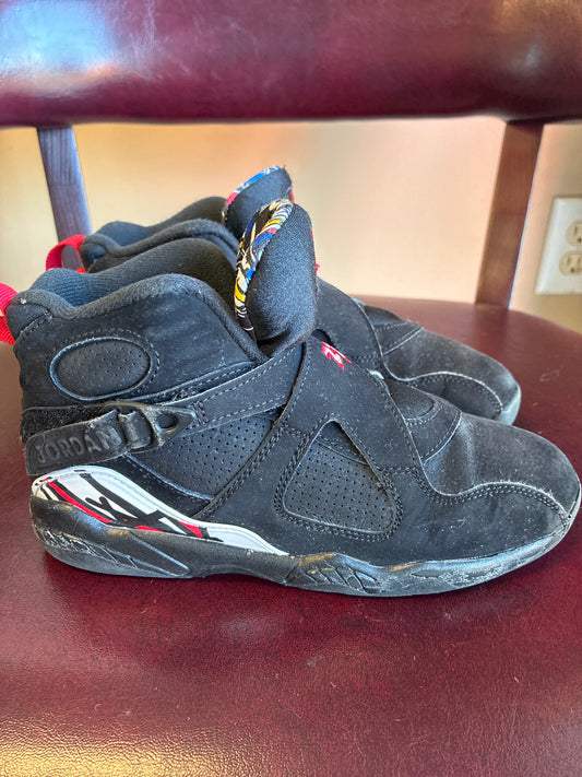 Nike Air Jordan VIII 8 Playoff Retro GS 2013 sz 1Y