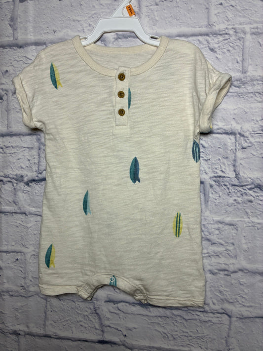 Cloud Island Baby & Toddler Boys' Surfing Romper - Size 3-6 mons