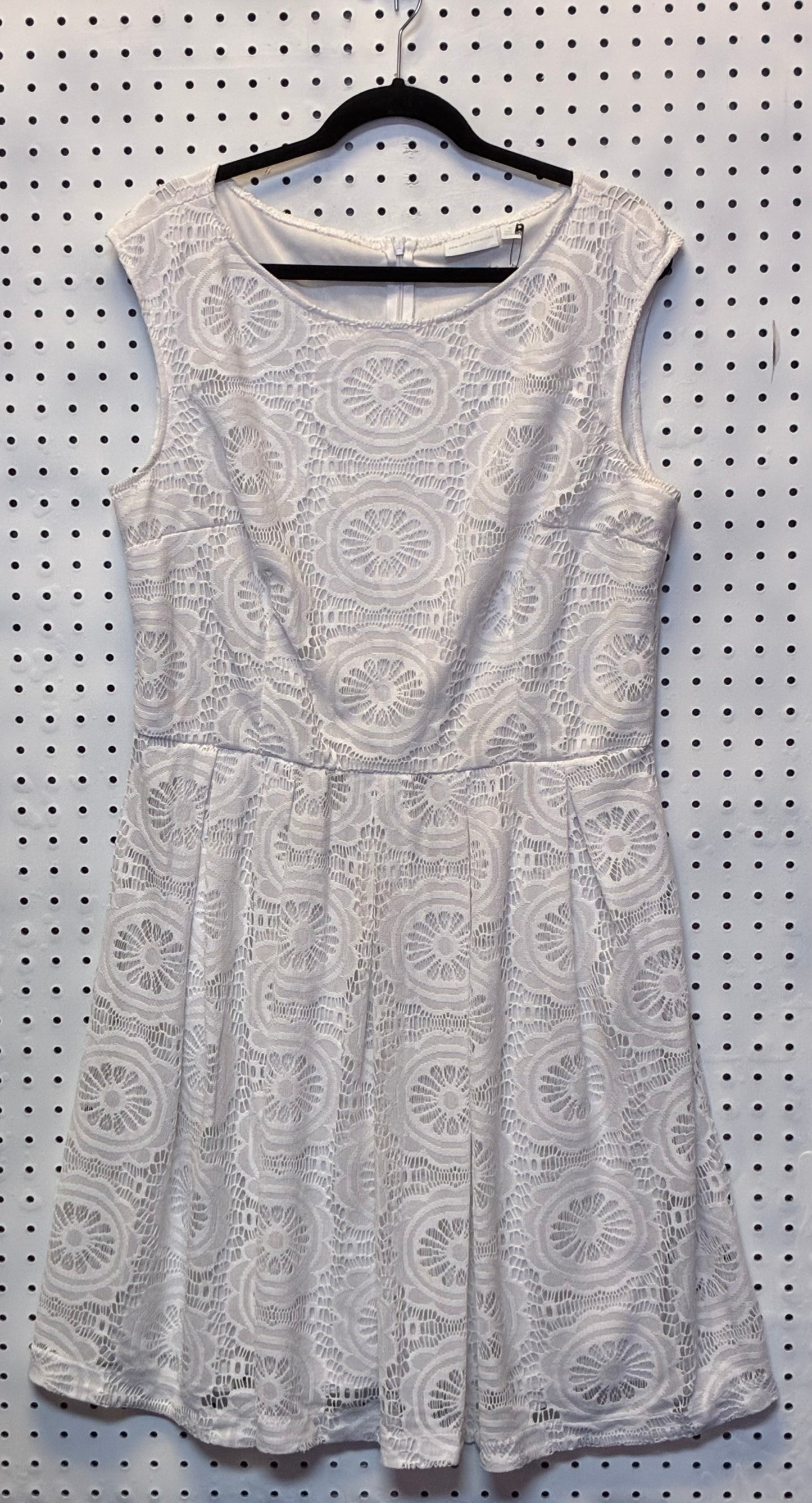 New York & Company White Dress Women Size 16