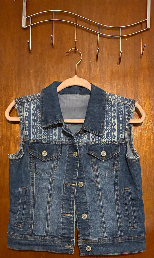 Wax Jean Denim Vest - Women Size 10