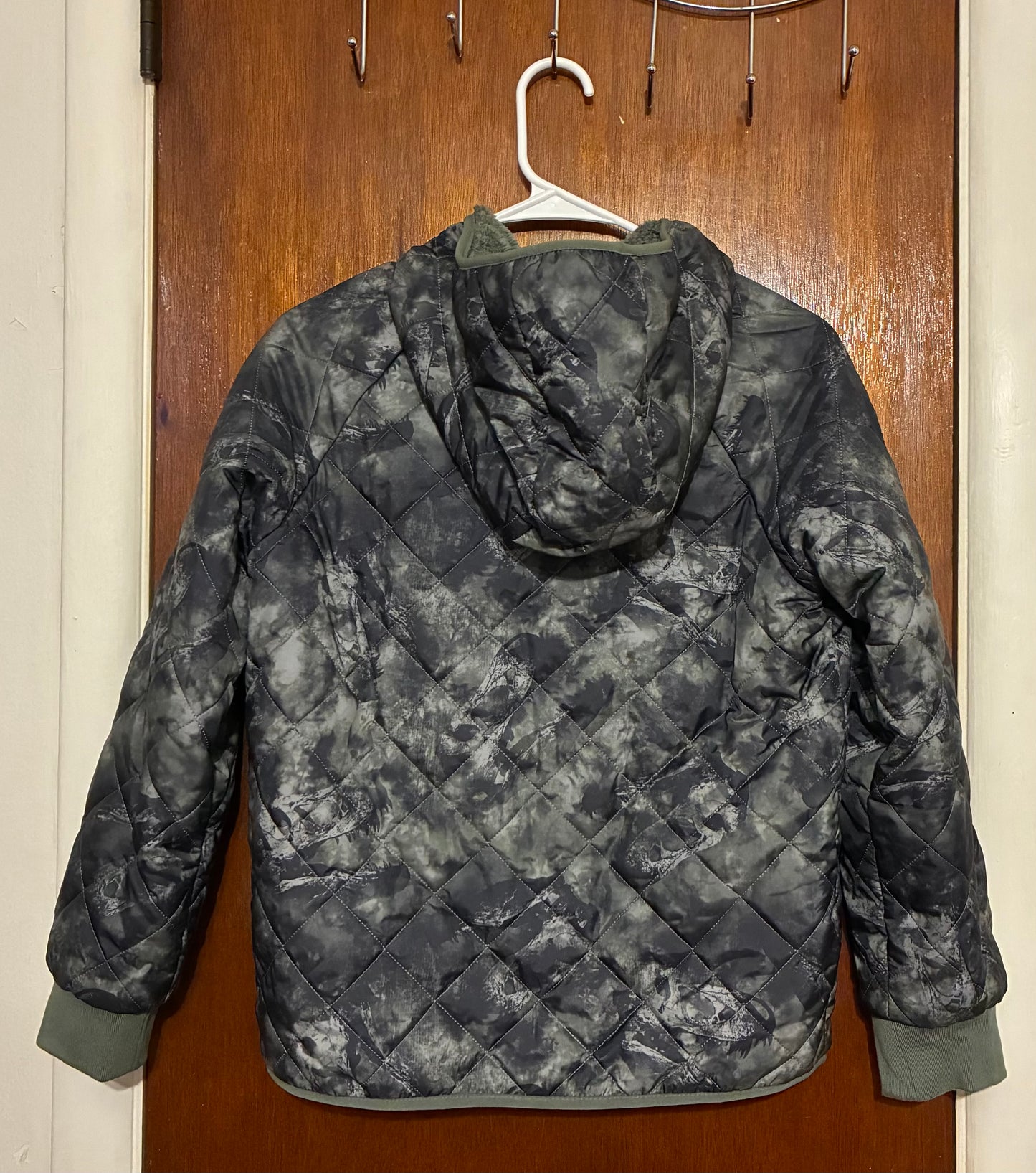 Cat & Jack Kids' Hooded Reversible Puffer - Size 10/12