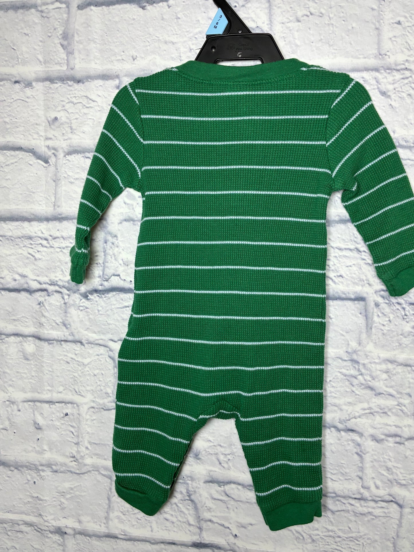 Old Navy Long-Sleeve Thermal-Knit Henley One-Piece for Baby Size 0-3Mons