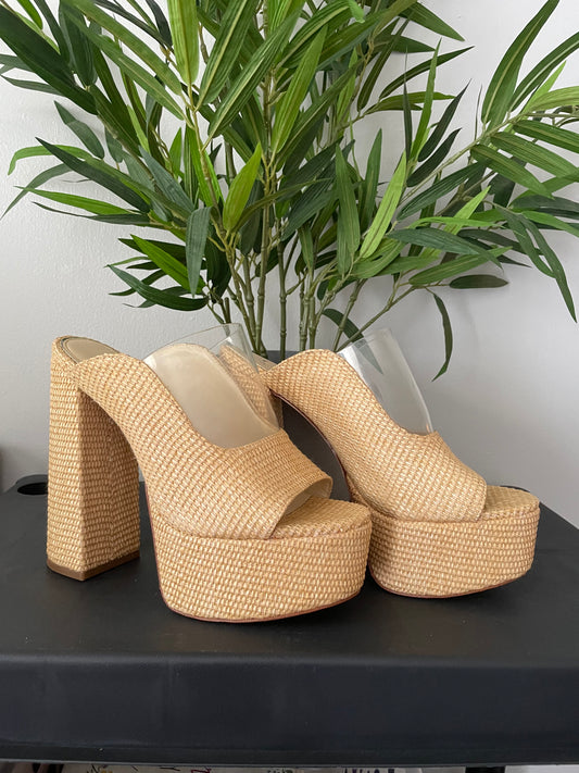 Jessica Simpson Annalyn Platform Sandal~Size 10M~ Great Condition