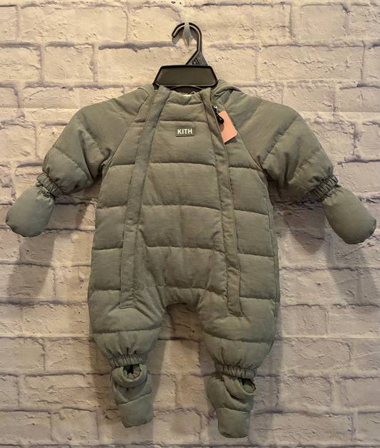 KITH Baby Quitted Coveralls- Size 0-3Mons - NWT