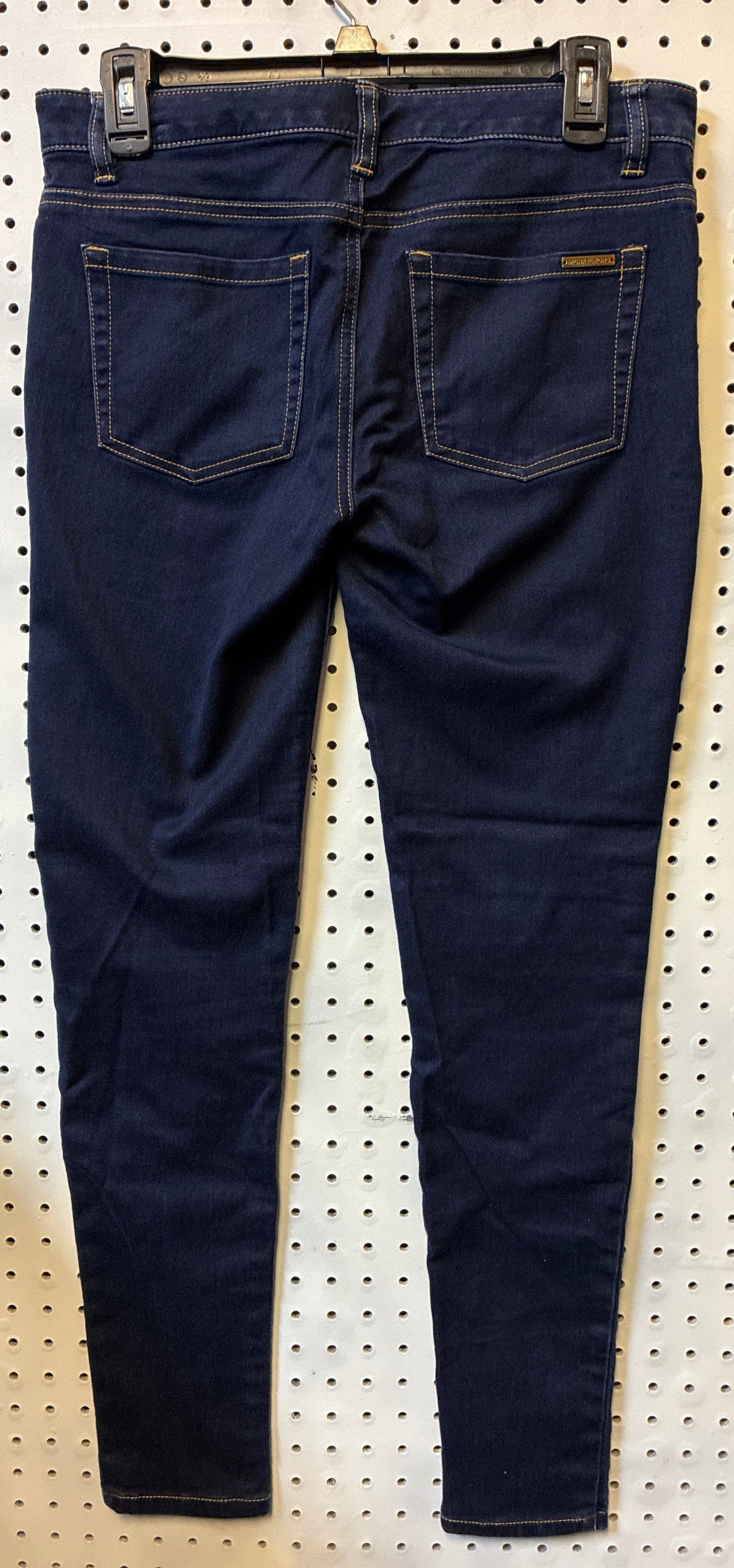 Michael Kors Jeans Womens Blue Denim IZZY Skinny Low Rise Dark Wash Size 6