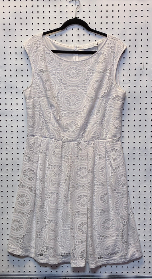 New York & Company White Dress Women Size 16