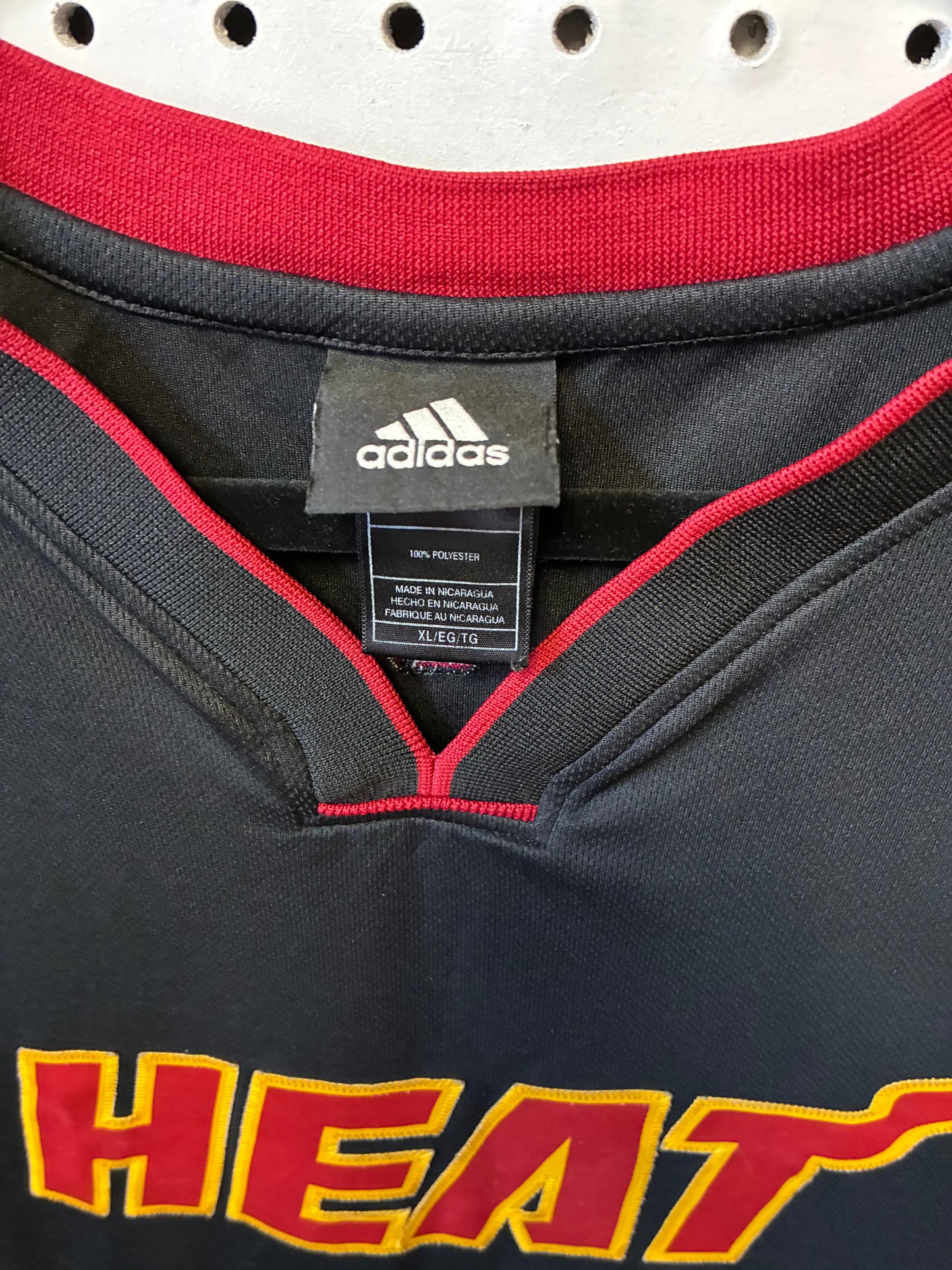 LeBron James Adidas Miami Jersey-Adidas-Size XL