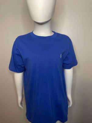 Polo All Blue Stitched Boys Shirt~Size 6~ Great Condition