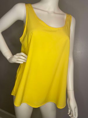 Time and True Yellow Tank Top~ Women’s Medium 8/10