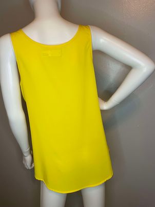 Time and True Yellow Tank Top~ Women’s Medium 8/10