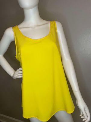 Time and True Yellow Tank Top~ Women’s Medium 8/10