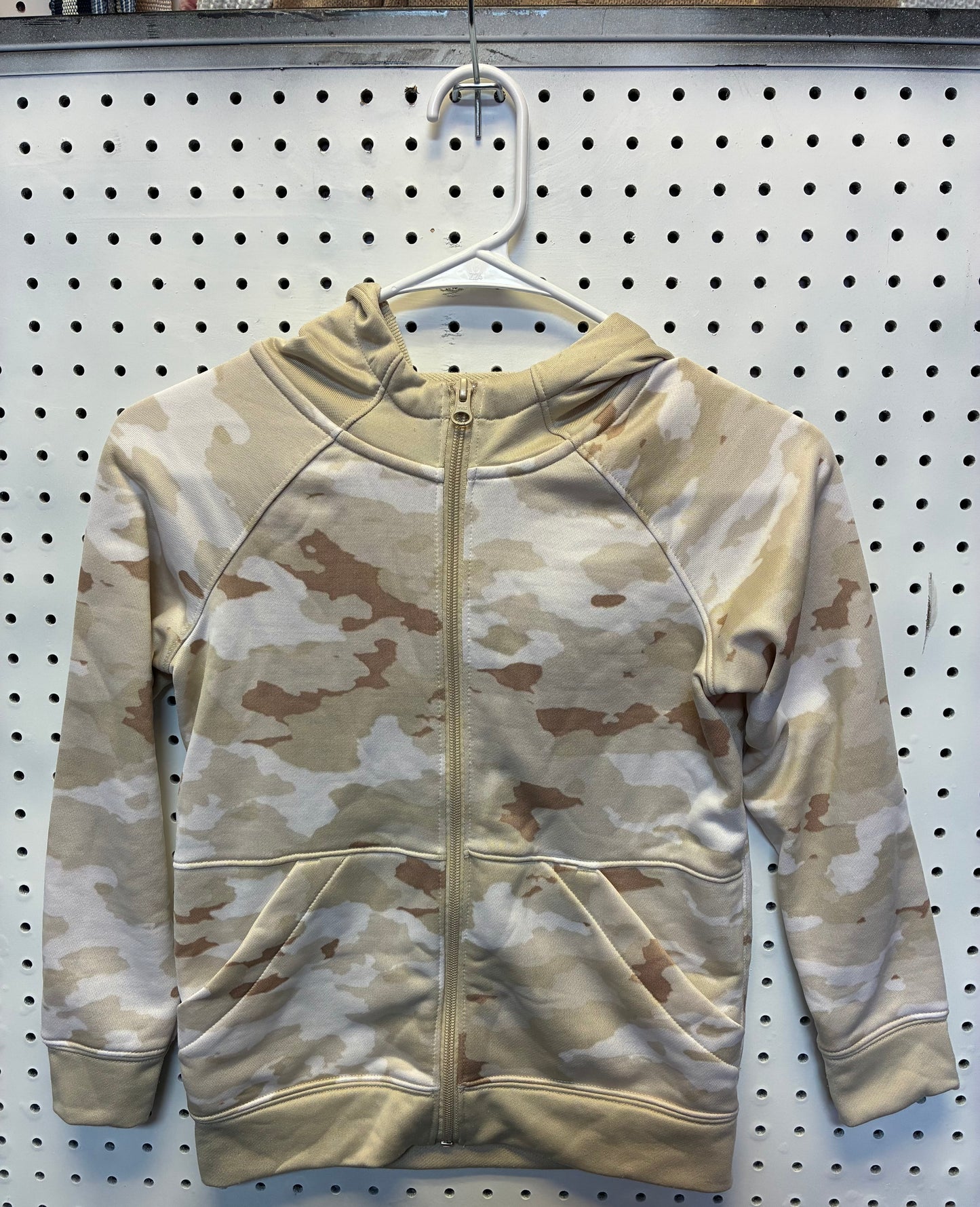 Carters Kid Camo Zip-Up Hoodie Size Boys 7/8