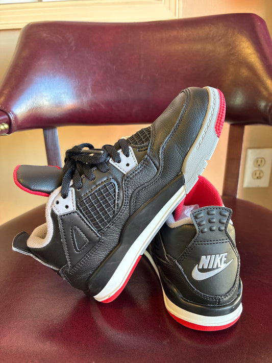 JORDAN 4 RETRO PS 'BRED REIMAGINED' Size 1.5Youth