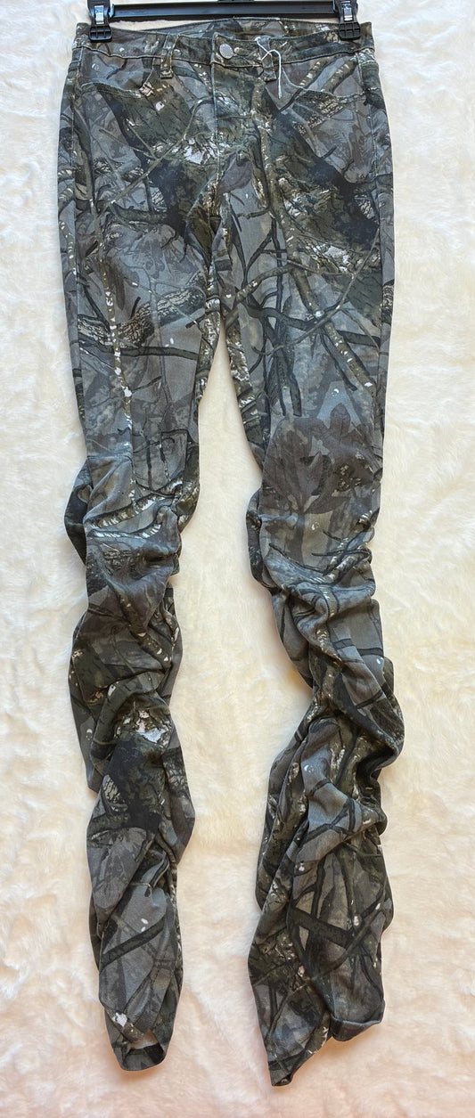 Shein-Camouflage Pattern Pants Casual Outdoor Wear Size 13