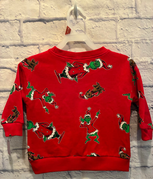 Grinch Sweatshirt -Size: 2T-Condition: Like New