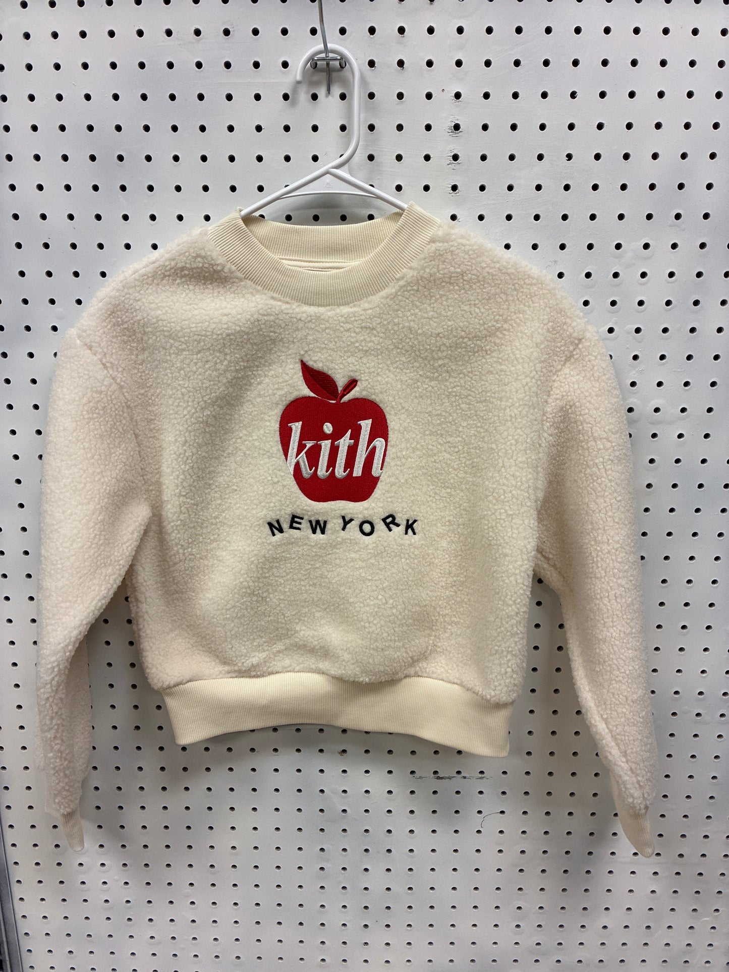 Kith Kids Empire State Sherpa Crewneck Fleece Size Girls 10/12