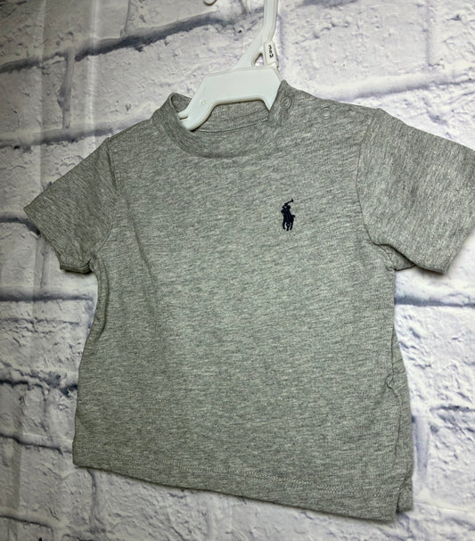 Polo Ralph Lauren Gray baby boys short-sleeve cotton jersey T-shirt (size 6 months