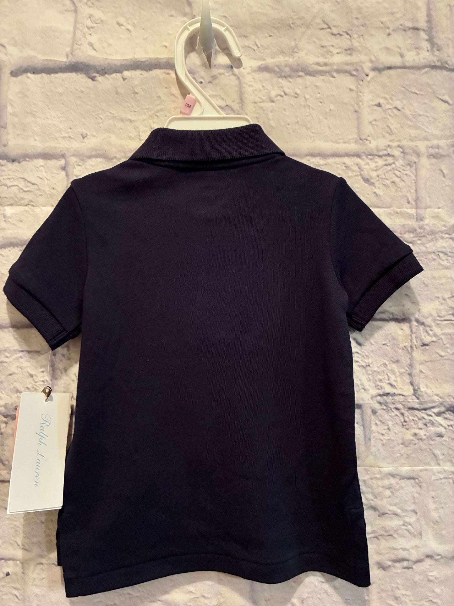 Navy blue Red Logo Polo - Size 9mons NWT