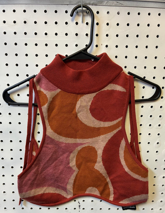 Andrea Iyamah Ally Caro Print Knit Top