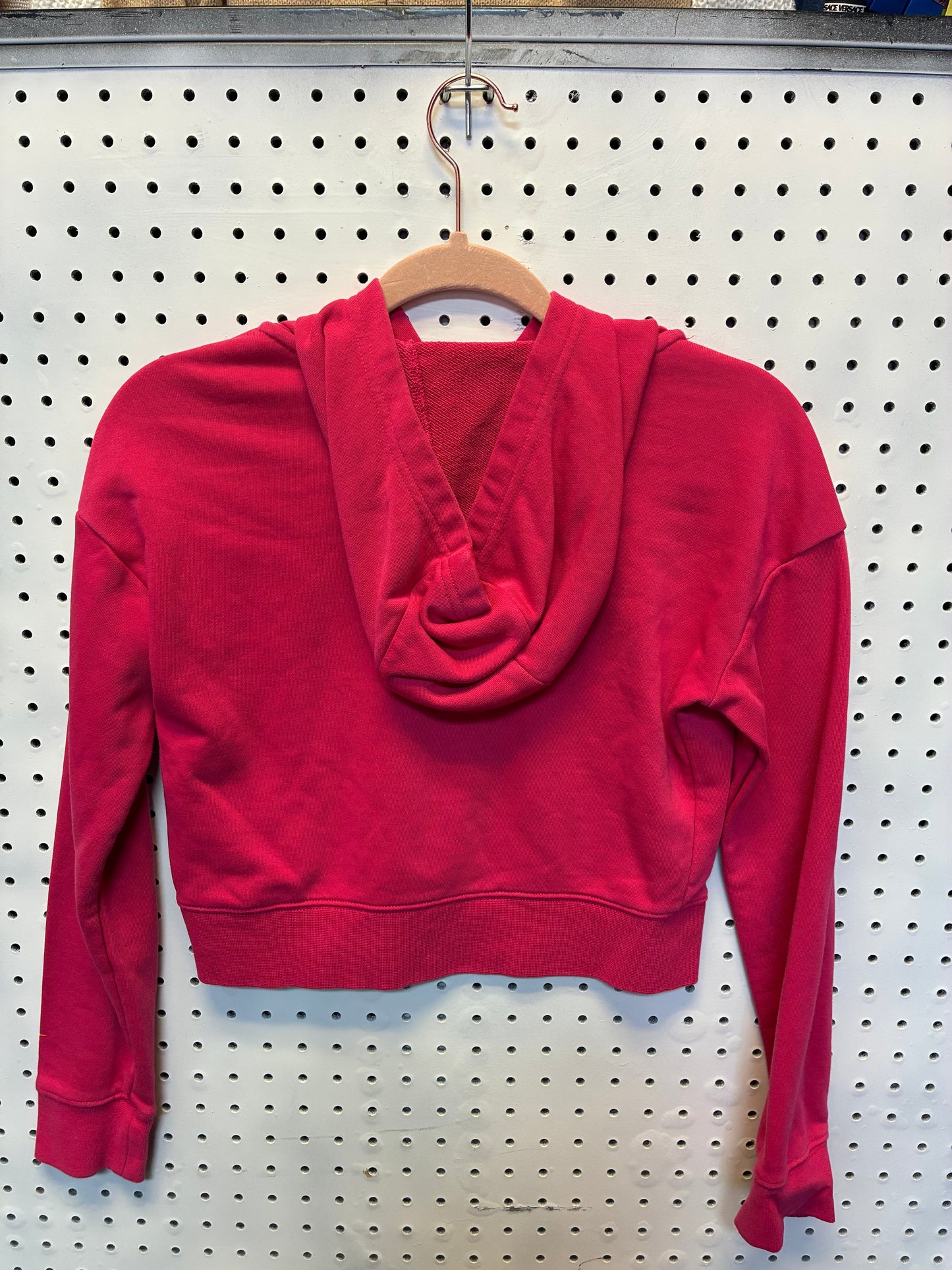 Nike Sportswear Air French Terry Crop hoodie in pink Size Large 10/12